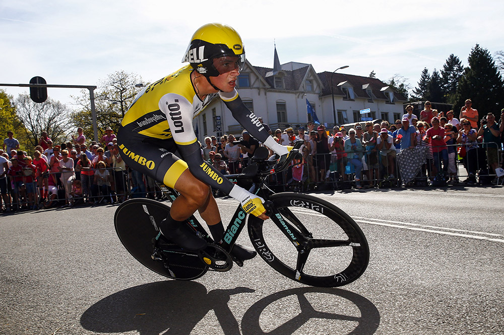 Giro d'Italia 2016 - 99a Edizione - 1a tappa Apeldoorn - Apeldoorn 9.8 km - 06-05-2016 - Primoz Roglic (LottoNL - Jumbo) - foto Roberto Bettini/BettiniPhoto©2016