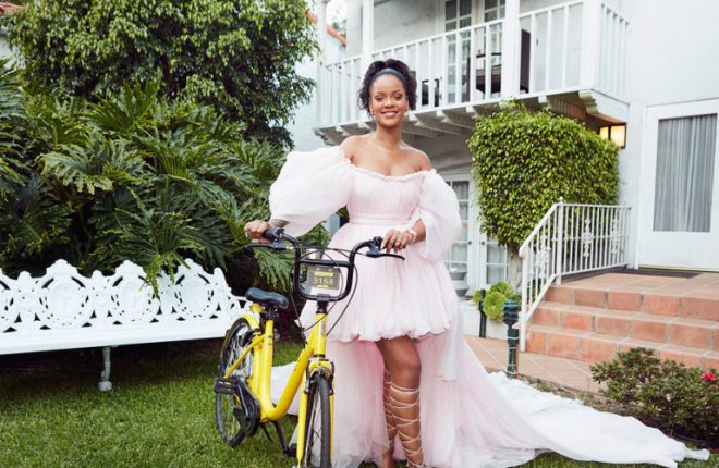 Rihanna ofo bike sharing